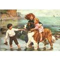 Art ARTHUR J. ELSLEY The Rescue Party Postcard ...