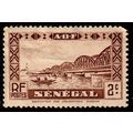 Senegal 1935 Faidherbe Bridge 2c Used Stamp