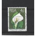 SouthAfrica.SG351 4c Arum Lily.Paper Unchecked....