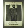 1979 Oscar de la Renta Wagner Fur Ad - Magic