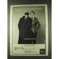 1979 Oscar de la Renta Saga Mink Fur Ad