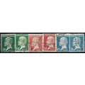 1923/1924 Michel 153/158 - fine used (o)