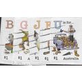 AUS 2017 (SET) (S/A)'FAIR DINKUM ALPHABET'(5v)(...