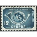 Canada 1957 14th UPU Congress 15c Blackish Blue...