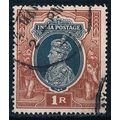 India 1937 SG259 indi67 King George VI 1r Used ...