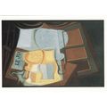Juan Gris Table in Front of the window Postcard...