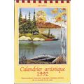 Calendrier Artistique 1992 Peinture d'Handicapé
