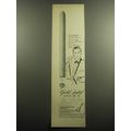 1958 Gold Label Jaguar 70 Cigar Advertisement - Slendar.. Elegant