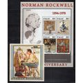 Palau 748 MNH Norman Rockwell Artist Paintings ...