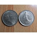 France Republic 1971 5 Francs Coin