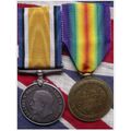 WORLD WAR ONE 1914- 1919 BRITISH WAR MEDAL & VI...