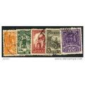 1937/1950 5 different values - fine used (o)