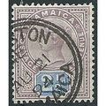 Jamaica 1891 SG29 2 1/2d Dull Purple & Blue Fin...