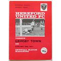 1973-74 HEREFORD UNITED v GRIMSBY TOWN (Good Co...