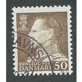 DEN 1961 50o 'KING FREDERIK IX' FINE USED (EBID...