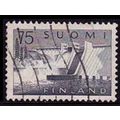 Finland 1959 Power Station 75 Used Stamp.