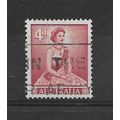 Australia.SG313 4d Queen Elizabeth II (Carmine-...