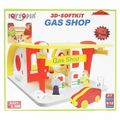 52 Piece 3D Petrol Station Kids Toys Games Crea...