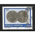 ARGENTINA REP 1981 CENT OF FIRST ARGENTINE COIN...