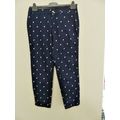 Yessica Trousers Slacks Blue White Paisley Desi...