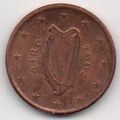 Coins. Eire 2002 5 euro cents Value