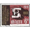 MALTA, International Labour Organisation, red-b...