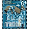 MALTA, French occupation, Mdina cathedral, blue...