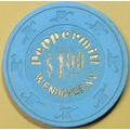 Peppermill. $1 Casino Chip. Wendover, NV. 23B.