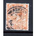 GREAT BRITAIN 1912 GEORGE V SG 368 2d ORANGE FI...
