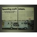 1975 Exxon Oil Ad - Speeding Coal's Return