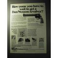 1977 Dan Wesson Model 15-2VH8 Revolver Ad