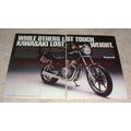 1981 Kawasaki KZ550LTD Motorcycle 2-page Ad, NICE!!