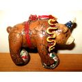 Christmas Ornament: Nodding Head Circus Bear w/...