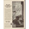 UNITED STATES STEEL 1943 many war buildings shi...