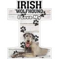 I Love My Irish Wolfhound Fridge Magnet