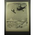 1950 Cartoon by Robert Day - Ski Jump - Helicop...