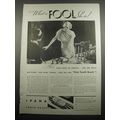 1933 Ipana Toothpaste Ad - What a fool she is