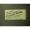 1958 Dick Kollmar's Left Bank Ad - Greeley was ...