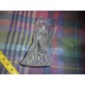 Crystal GLASS FEMALE ANGEL Candle Holder 7 3/4"...