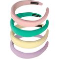4Pcs Puffy Makeup Headband Thick Hairbands for ...