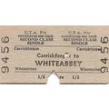 U.T.A. Edmondson Ticket - Carrickfergus to Whit...