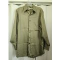 Geoffrey Beene Mens Shiny Green Button Front Lo...