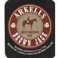 BEER BOTTLE LABEL - ARKELLS BREWERY - BROWN JAC...
