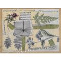 Stamps Happen. Floral Collage Wood Mounted Rubb...