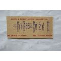 Vintage: Hants & Dorset Motor Services ticket 1...