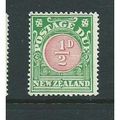 new zealand postsage due unused sgd27 sg d27 no...