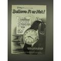 1973 Bulova Caravelle Watch Ad - Ripley's Belie...