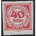 Po Mi 99 (**): 40 h. red Postage Due Stamp: Num...
