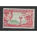 JAMAICA 1938 3d BANNANAS GREEN & SCARLET SG 126...
