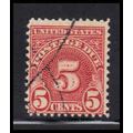 Used J83a 5c Postage Due Average K1450